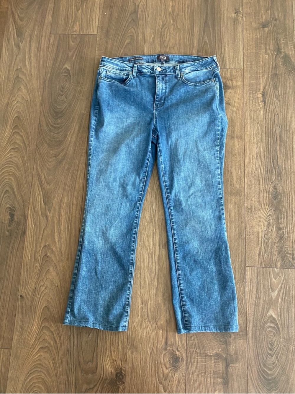 NYDJ Women's Boot Cut Jeans in Blue Denim